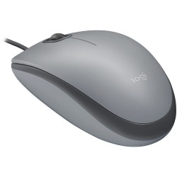 Mouse Conexao USB Logitech Silent Cinza - M110