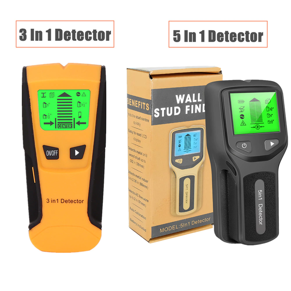 Detector de Barreiras - Scanner de Parede 3 em 1 