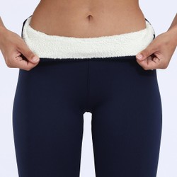  legging termica peluciada gola alta 