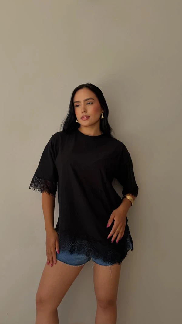 BLUSA ALINE ALGODÃO RENDA