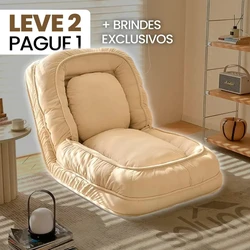 [LEVE 2, PAGUE 1] Sofá-cama Retrátil Algodão 5 em 1 + BRINDES: Almofadas Cushion