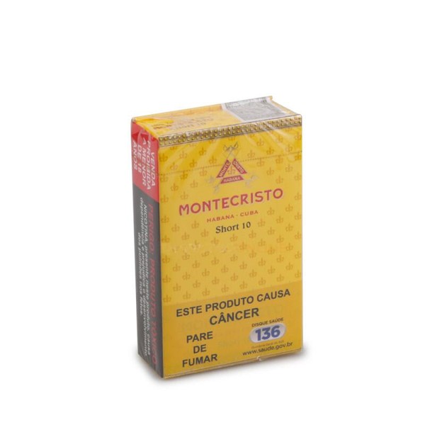 Cigarrilha Montecristo Short - Pt (10)