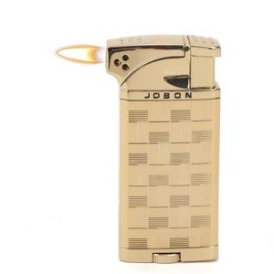 Isqueiro Jobon - Dourado Mod. 1 (Maçarico e Chama Normal)