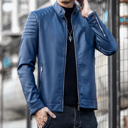 Jaqueta de Couro Masculina Velmark Matezzo
