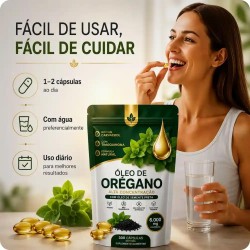 Óleo de Orégano Premium - Proteção natural todos os dias - 2 unidades