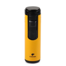 Isqueiro Maçarico Cohiba 152 - Amarelo (4 Chamas)