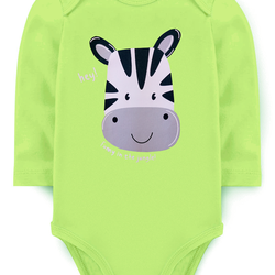 KIT BODY BEBÊ 5 PEÇAS RIBANA ZEBRA