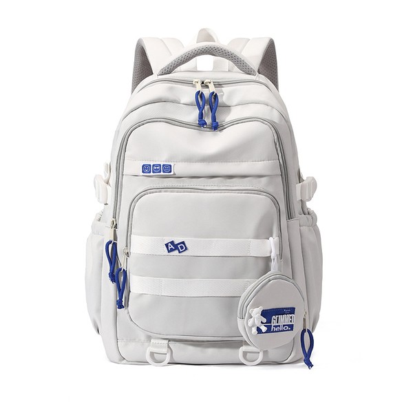 Mochila estudante redução de carga mochila grande capacidade moda 