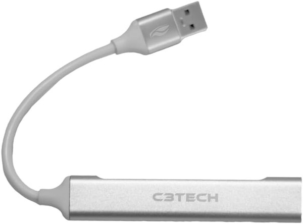 Hub C3Tech USB 1 Porta 3.0 2 Portas 2.0 - HU-320SI