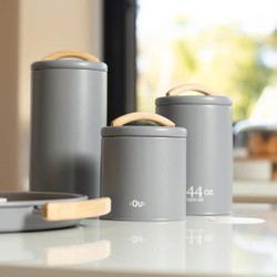 Pote mantimentos em Metal Ou 1,3L Linha Sense
