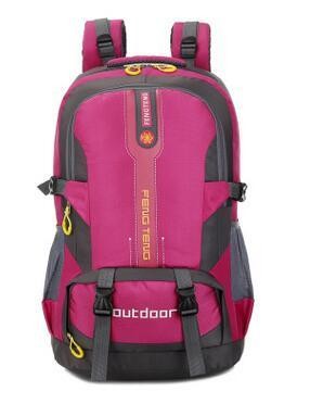 Mochila impermeável 50l bolsa de viagem de grande capacidade mochila de estudante