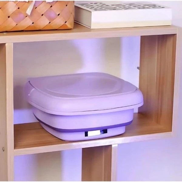Mini máquina de lavar roupa dobrável portátil