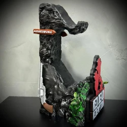 Suporte Premium Duplo Para Controle Ps5/ Ps4 e Xbox Red Dead Redemption 2 de luxo pintado a mão + CHAVEIRO DE BRINDE Pronta Entrega