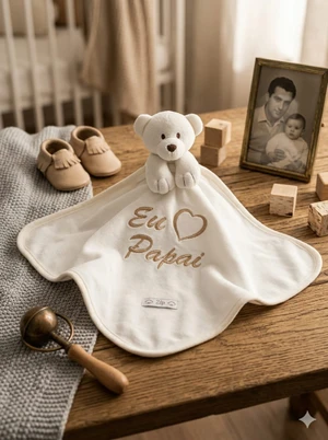 NANINHA ZIP BLANKET CETIM EU AMO PAPAI OFF