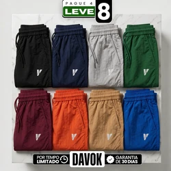 [Pague 4, Leve 8] Bermuda Tork Masculina em Nylon Texturizado de Alta Performance com Cós Elástico Reforçado e Ajuste Tático