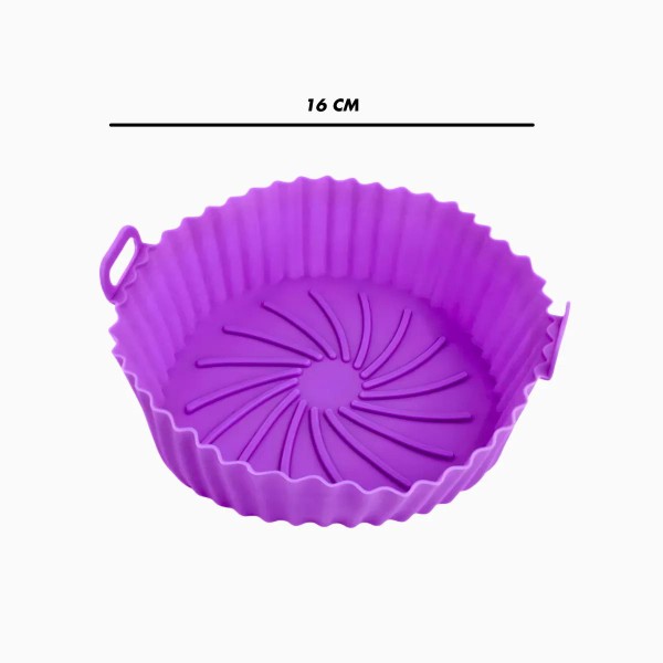 Forma de silicone reutilizável para fritadeira a ar Air Frye