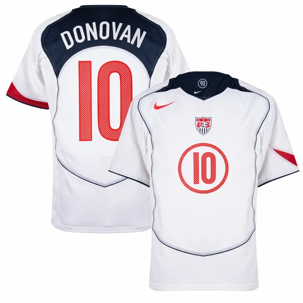 Camisa Seleção Estados Unidos 2004/05 Donovan 10 Modelo Retrô 