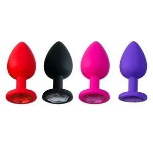 Plug Silicone com Pedra