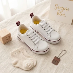 TÊNIS INFANTIL BRANCO/VERMELHO FREESTYLE KLIN - 260029