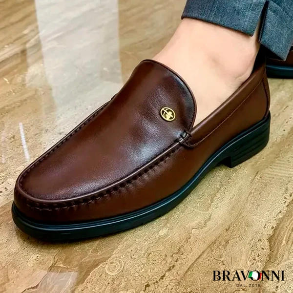 [COMPRE 1 LEVE 2] Mocassins Sociais em Couro Bovino Respirável
