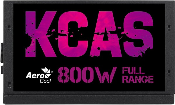 Fonte para PC Aerocool ATX 800W KCAS Sem Cabo - KCAS 800W