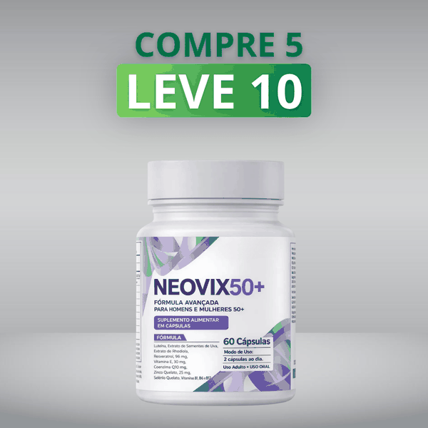 Neovix 50+ - 10% de Desconto no Pix + Frete Grátis
