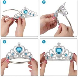 Conjunto Coroa e Varinha Cristal 