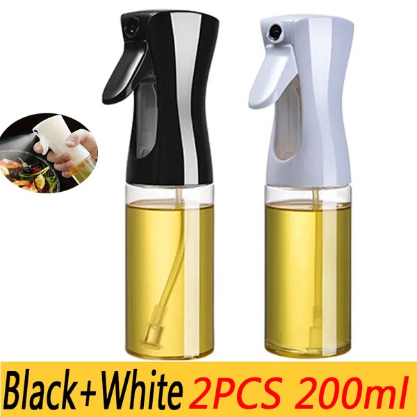 200/300/500ml garrafa de spray de óleo churrasco cozinhar pulverizador de azeite de plástico spray de óleo de cozimento garrafa vazia garrafa de vinagre ou escova de óleo