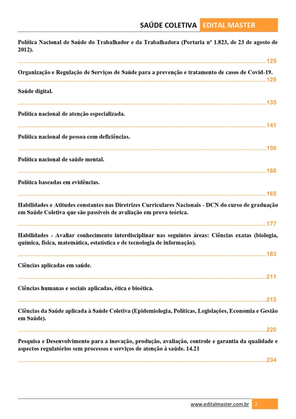 Saúde Coletiva ENARE 2026/2027