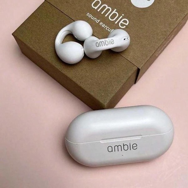 Fones De Ouvido Sem Fio Ambie Bluetooth 5.0 TWS Sound Earcuffs Condução De Ossos