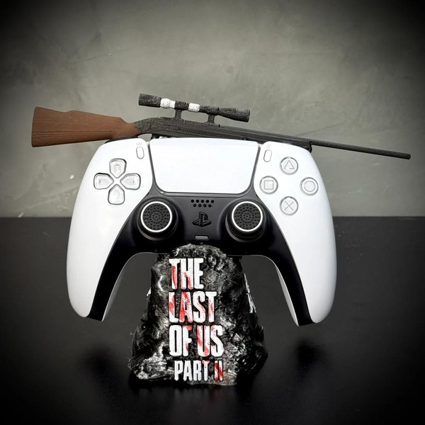 Suporte Premium Para Controle Ps5/ Ps4 e Xbox The Last Of Us de luxo pintado a mão +CHAVEIRO DE BRINDE Pronta Entrega