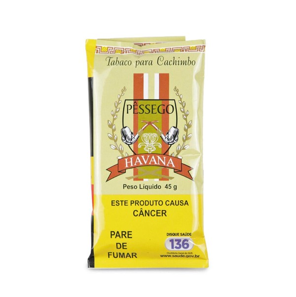 Fumo para Cachimbo Havana Pessego - Pct (45g)