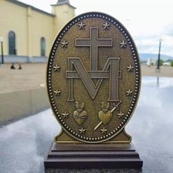Medalha Milagrosa Adorno para Trazer Bençãos Nossa Senhora das Gracas