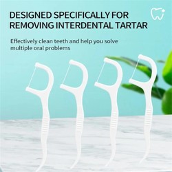 1/2/5/10 caixa portátil descartável fio dental palito de plástico de alta tensão fio dental vara caixa de fio dental ﻿ Cuidados bucais