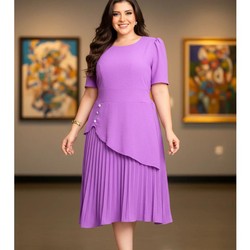 Vestido Plissado Giovanna