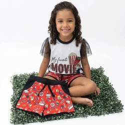  17014 CONJUNTO BLUSA E SHORT MEU FILME PETIT CHERIE