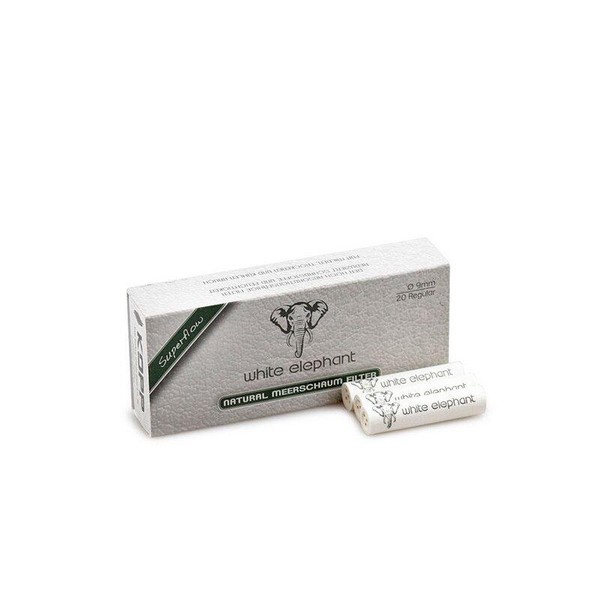 Filtro de 9mm para Cachimbo Meerschaum Elephant - Caixa com 20