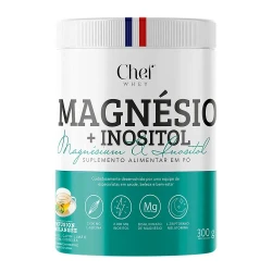 MAGNESIO INOSITOL - COM GLICINA, MELATONINA E TRIPTOFANO - 300G - CHEF WHEY