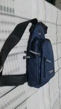 Mochila masculina bolsa impermeável de ombro pequena enviar cor aleatória