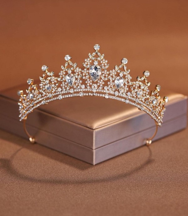 Tiara Luxuosa Coroa - Pedrarias 