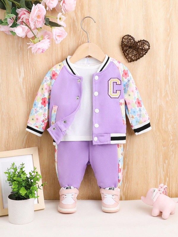 Conjunto Floral Beisebol