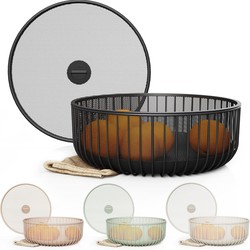 Fruteira de Mesa com Tampa Tela Mesh