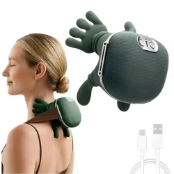 Massageador Elétrico 4D para Pescoço e Ombros com Aquecimento
