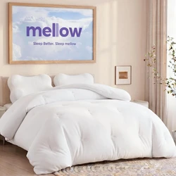 Edredom Mellow Marshmellow Full/Queen - Extra Fofinho com Recheio Duplo Alternativo ao Pluma, Equilibrado para Todas as Estações, Tecido Oeko-TEX Classe I, Costura em Caixa, Lavável à Máquina