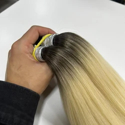 Cabelo Vietnamita Loiro Raiz Escura 65cm - 100gr