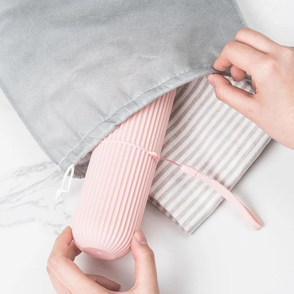 Portátil pasta de dentes proteger titular caso viagem acampamento caixa armazenamento proteger escova de dentes pasta de dentes contra sujeira e danos
