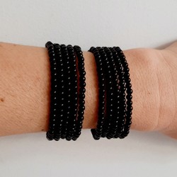KIT 2 PULSEIRAS PRETINHO BÁSICO 