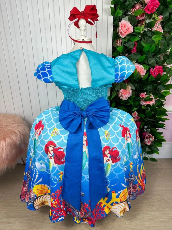 Vestido Temático - Pequena Sereia  