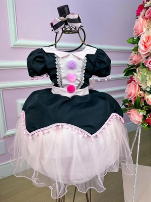 Vestido Fantasia Luxo - Mundo Bita Preto