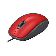 Mouse Logitech Conexao USB Vermelho - M110